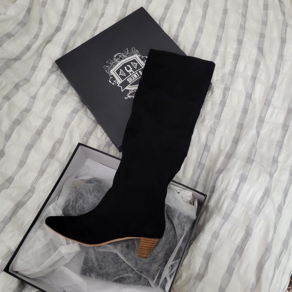 Anthropologie Boots NIB Black Size 6